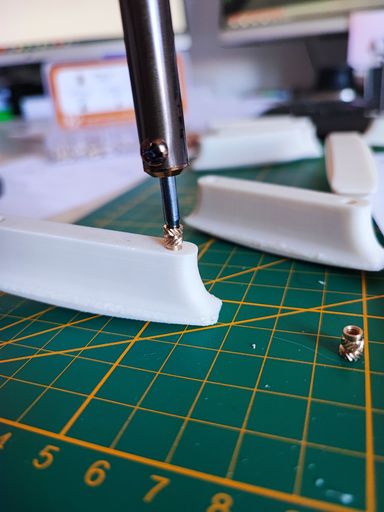 Montage eines 3D-gedruckten Ersatzteils